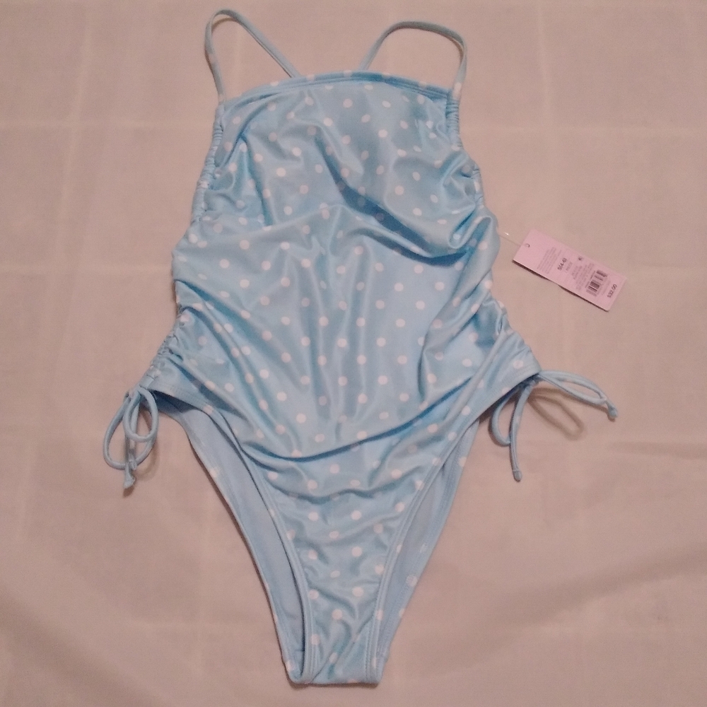 Wild Fable One Piece Swim Suit Adjustable Strap Cheeky SM